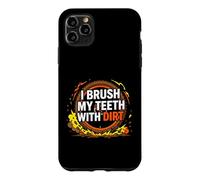 Custodia per iPhone 11 Pro Max Dirt Bike Motocross I Brush My Teeth With Dirt