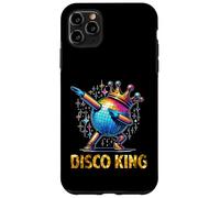 Custodia per iPhone 11 Pro Max Disco King Costume 70s Dance Parties LED Disco Light Dabbing
