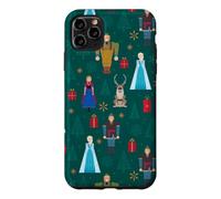 Custodia per iPhone 11 Pro Max Disney Frozen Holiday Nutcrackers Scandinavian Christmas