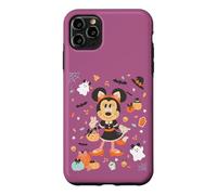 Custodia per iPhone 11 Pro Max Disney Halloween Minnie Mouse Cute Cat Costume Collage