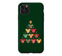 Custodia per iPhone 11 Pro Max Disney Mickey Mouse Icon Ornaments Christmas Tree Holiday