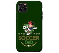 Custodia per iPhone 11 Pro Max Disney Soccer Dad Sports Minnie Mouse Father's Day Tee