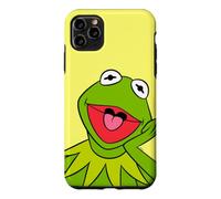 Custodia per iPhone 11 Pro Max Disney The Muppets Kermit the Frog Big Face Yellow