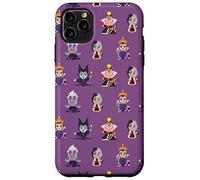 Custodia per iPhone 11 Pro Max Disney Villains Kawaii Viola