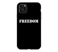 Custodia per iPhone 11 Pro Max Distressed Freedom Filosofia politica militare Democrazia