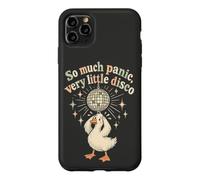 Custodia per iPhone 11 Pro Max Divertente anatra danzante così tanto panico molto piccola discoteca