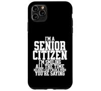 Custodia per iPhone 11 Pro Max Divertente anziano Non riesco a sentire una parola che stai dicendo