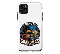 Custodia per iPhone 11 Pro Max Divertente bassotto andando alle nonne guida