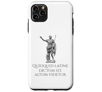 Custodia per iPhone 11 Pro Max Divertente citazione di Roma antica dicendo latino - proverbio romano