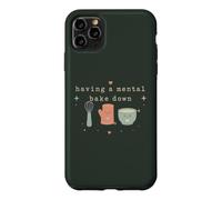 Custodia per iPhone 11 Pro Max Divertente cottura mentale Bake Down Baking Pun