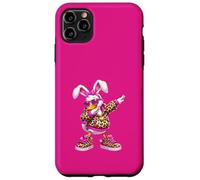 Custodia per iPhone 11 Pro Max Divertente Dabbing Bunny Silly Goose Felice Pasqua Ragazze Donne