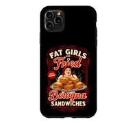 Custodia per iPhone 11 Pro Max Divertente dire ragazze grasse e panini fritti di Bologna