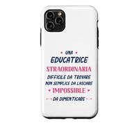 Custodia per iPhone 11 Pro Max Divertente Educatrice donna Collega Straordinaria Educatrice