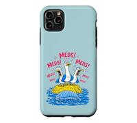 Custodia per iPhone 11 Pro Max Divertente Infermiera Gabbiano Urlo Meds Pun Pill Bug Umorismo Medico