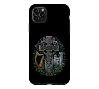 Custodia per iPhone 11 Pro Max Divertente Irlanda Celtic Cross National Pride Detto