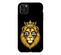 Custodia per iPhone 11 Pro Max Divertente leone che dice questo fuori rabbia sarcastico