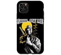Custodia per iPhone 11 Pro Max Divertente Ninja Fighter Gamer