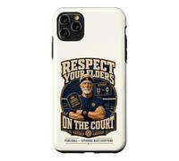 Custodia per iPhone 11 Pro Max Divertente Pickleball Rispetta il tuo anziano giocatore senior
