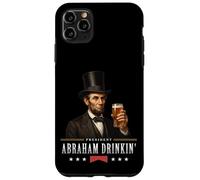 Custodia per iPhone 11 Pro Max Divertente regalo umoristico per feste a tema Abraham Lincoln