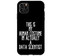 Custodia per iPhone 11 Pro Max Divertente scienziato dei dati apprendimento automatico Ai Big Data Science