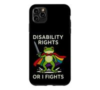 Custodia per iPhone 11 Pro Max Divertenti lotte per i diritti dei disabili dicendo sarcastico