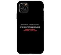 Custodia per iPhone 11 Pro Max Divina Commedia Inferno Virtute e Canoscenza Dante Alighieri