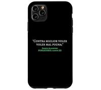 Custodia per iPhone 11 Pro Max Divina Commedia Purgatorio Contra miglior voler Dante