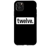 Custodia per iPhone 11 Pro Max Dodicesimo compleanno 12 Anno Vecchio Ragazzo 12th Birthday Girl