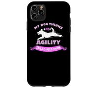 Custodia per iPhone 11 Pro Max Dog Agility Training Behaviourist Dog Trainer Rosa