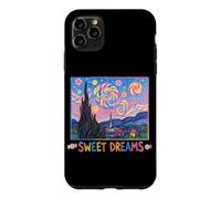 Custodia per iPhone 11 Pro Max Dolci Sogni Carino Van Gogh Notte Stellata Pittura Caramelle