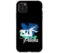 Custodia per iPhone 11 Pro Max donna, fare, bicicletta, crunch, posa, sport, fitness, pilates