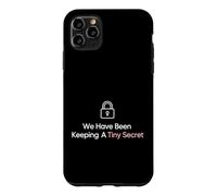 Custodia per iPhone 11 Pro Max Donna incinta che tiene un piccolo annuncio segreto