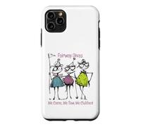 Custodia per iPhone 11 Pro Max Donne divertenti Golf Fairway dive Siamo venuti, abbiamo visto, abbiamo clubbed