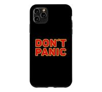 Custodia per iPhone 11 Pro Max Don't Panic Vintage, sarcastico per evitare il panico