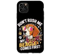 Custodia per iPhone 11 Pro Max Don't Rush Me My Beagle Comes First Dog Lover