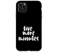 Custodia per iPhone 11 Pro Max Dormire Dire Sonno Persona assonnata Divertente Cinque Minuti