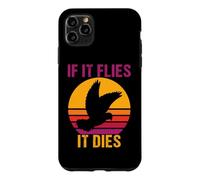 Custodia per iPhone 11 Pro Max Dove Hunting Trip Hunters retrò vintage Se vola si muore