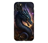 Custodia per iPhone 11 Pro Max Drago nello spazio una leggenda incontra la fantascienza