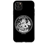 Custodia per iPhone 11 Pro Max Dragon Beats Vinyl Warrior DJ Produttore musicale Gym Graphic