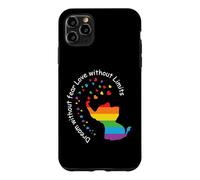 Custodia per iPhone 11 Pro Max Dream Without Fear Elephant LGBT Rainbow Gay Pride Month