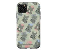 Custodia per iPhone 11 Pro Max DreamWorks Dragons Toothless Expression Paint Strokes