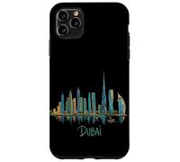 Custodia per iPhone 11 Pro Max Dubai Emirates Emirati Arabi Uniti souvenir di viaggio città punto di riferimento regalo
