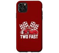 Custodia per iPhone 11 Pro Max Due Fast 2nd Birthday Cute Race Sports Car Design