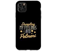 Custodia per iPhone 11 Pro Max Dumpling I miei sentimenti in Pelmeni Per Russo Dumpling Lover