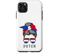 Custodia per iPhone 11 Pro Max Dutch Girl Dutch Heritage Netherlands Flag