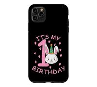 Custodia per iPhone 11 Pro Max È il mio primo compleanno Bunny Child Girl