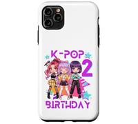 Custodia per iPhone 11 Pro Max È il mio secondo compleanno La simpatica ragazza del secondo compleanno di Chibi Kpop