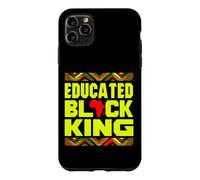 Custodia per iPhone 11 Pro Max Educated Black King African Pride Empowerment Graphic