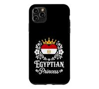 Custodia per iPhone 11 Pro Max Egyptian Princess Egypt Flag Proud Egyptian Girl