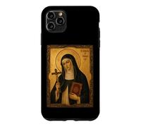 Custodia per iPhone 11 Pro Max Elegante Icona Cattolica di Santa Caterina da Bologna